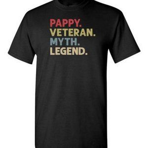 Pappy Veteran Myth Legend Shirt for Men Tshirt